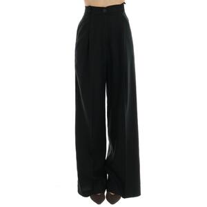 PANTALONE CON PINCES NERO
